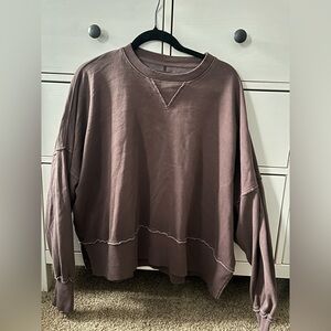 Worn once - American eagle relaxed sweatshirt